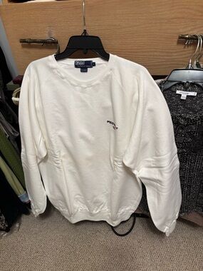 Polo by Ralph Lauren Men's Crewneck Sweatshirt - White